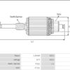 ARMATURE 12V MAZDA T3000 / T3500 / MITSUBISHI CANTER 2 BEARING