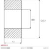BEARING B10-50 HITACHI ALT CE 1