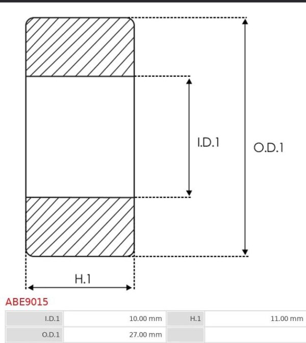 BEARING B10-50 HITACHI ALT CE 1