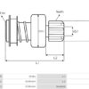 DRIVE 10T CW TOYOTA 1.8L - 2.0L - 2.7L - 3.0L DIESEL - OSGR