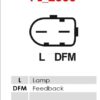 REGULATOR 12V MERCEDES BENZ 2 PIN L-FR