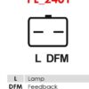REGULATOR 12V KCB1/KCB2 RENAULT - 2P L-FR