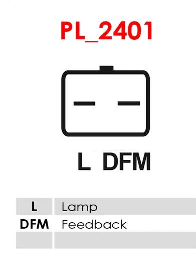 REGULATOR 12V KCB1/KCB2 RENAULT - 2P L-FR