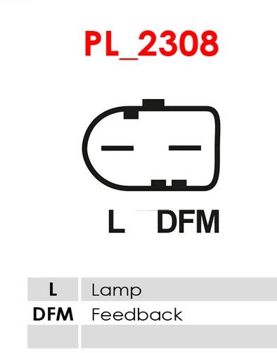 REGULATOR 12V MERCEDES-BENZ (2-PIN) - 2P L-DFM (FR)