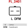 REGULATOR 12V RENAULT MEGANE/SCENIC - 2P L-DFM