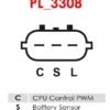 REGULATOR 12V NISSAN PATHFINDER/NAVARA 2.5L DCi 3-PIN (C-S-L)