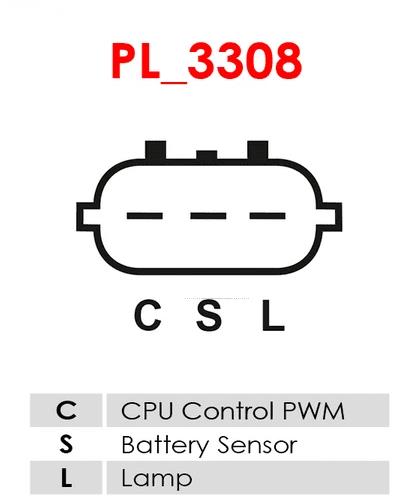 REGULATOR 12V NISSAN PATHFINDER/NAVARA 2.5L DCi 3-PIN (C-S-L)
