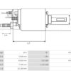 SOLENOID 24V 7.8KW - 37MT / 42MT 3-HOLE MOUNT