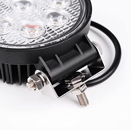LAMP LED 10V-30V 27W ROUND 9-LED (FLOOD) 55MM